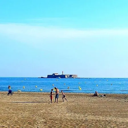 Cap Sud: Terrasse; Clim; Centre Port Du Cap D'agde Apartamento *
