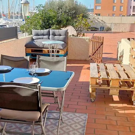 Cap Sud: Terrasse; Clim; Centre Port Du Cap D'agde